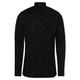 OLYMP No. Six Hemd Herren Super Slim Fit Baumwolle schwarz Kent, 37