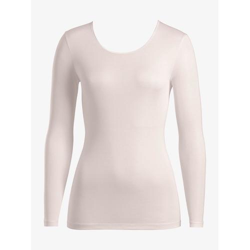 Hanro Longsleeve Damen vanille, L