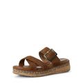 Tamaris Sandalen aus Leder Damen cognac, 41