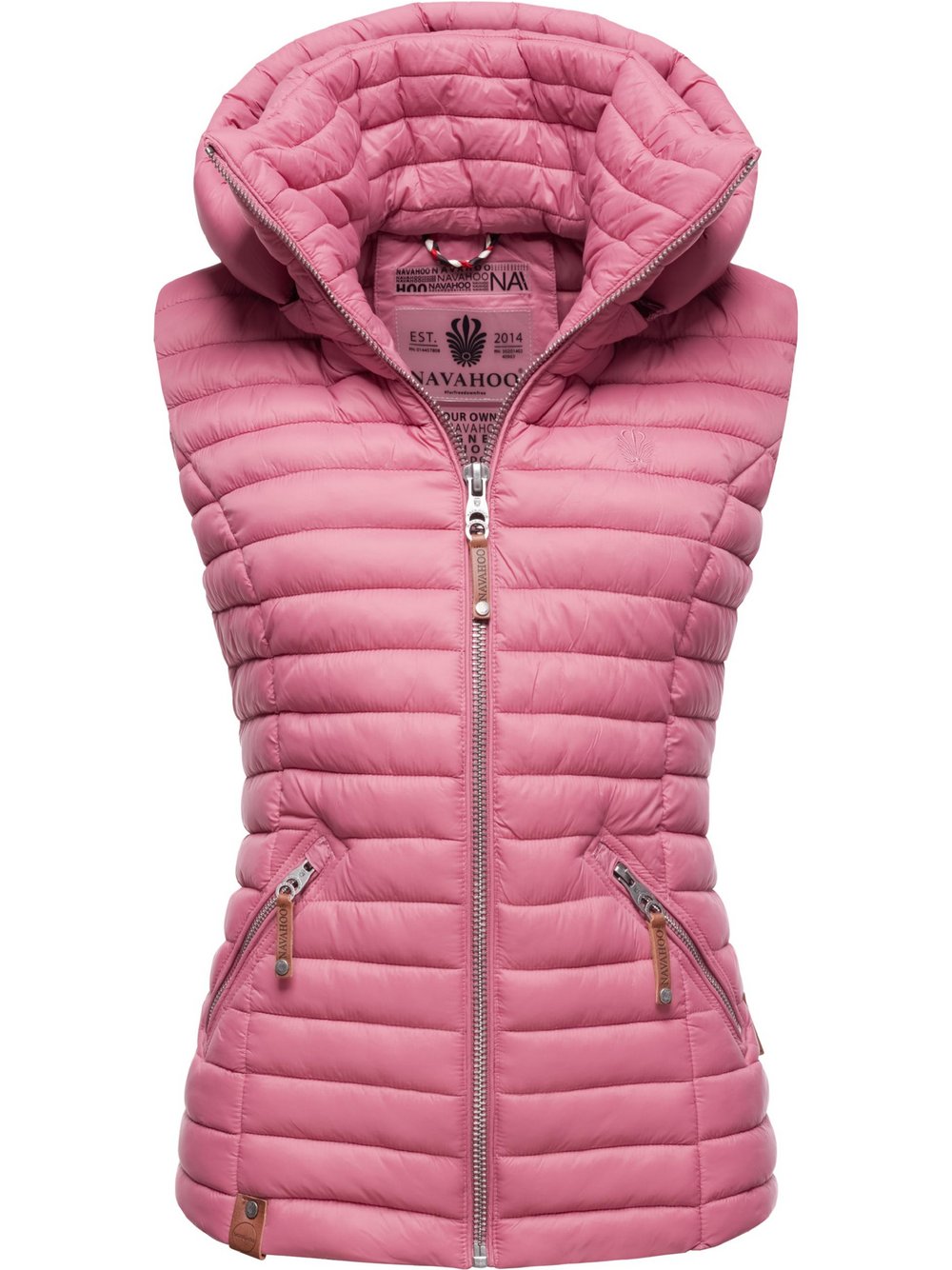 Navahoo Steppweste Damen himbeer, L