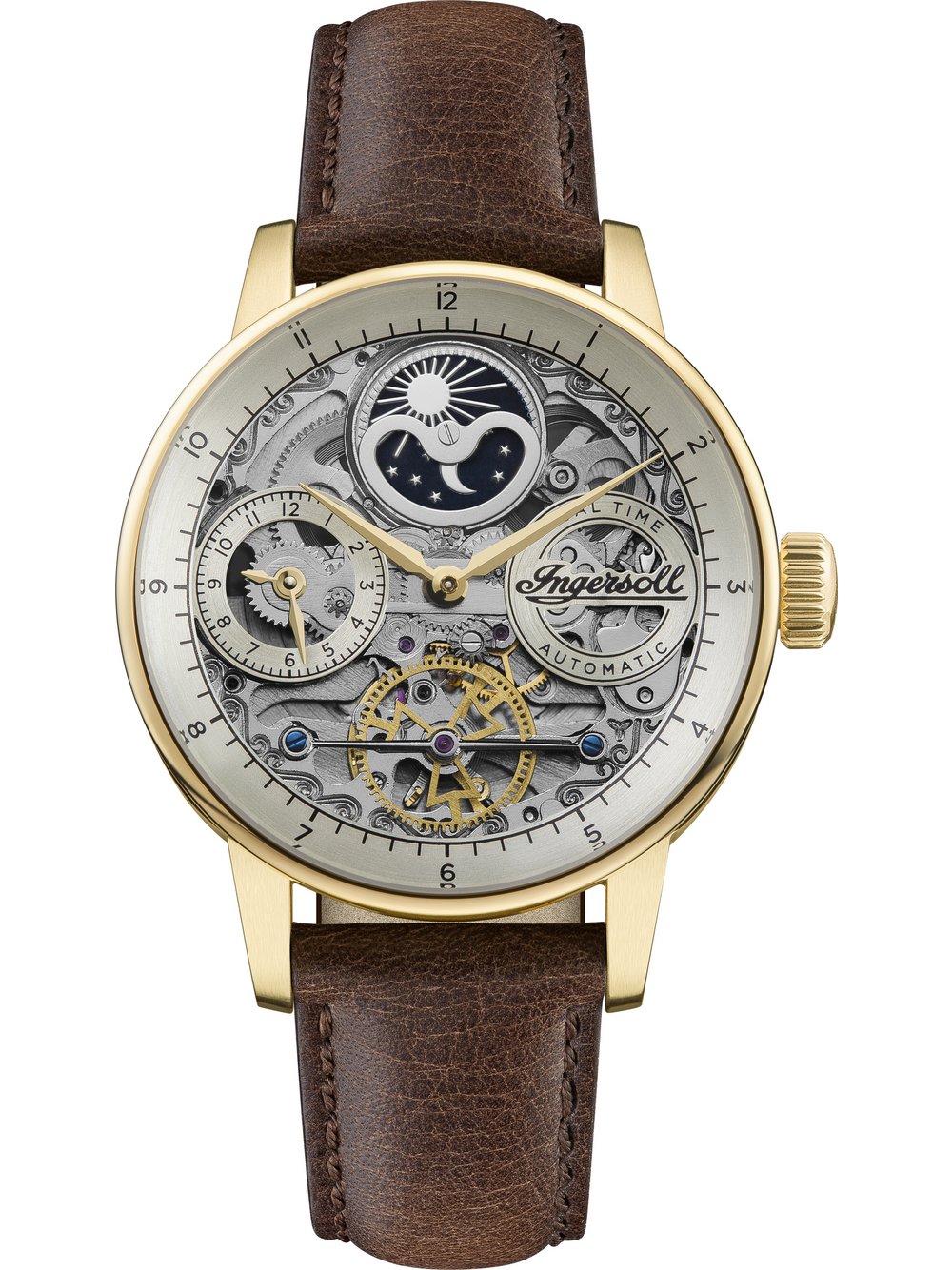 Ingersoll Armbanduhr Herren braun, ONE SIZE Image