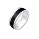 KUZZOI Ring Herren silber, 64