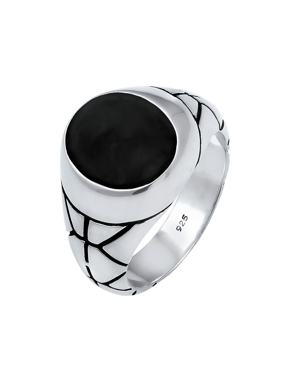 KUZZOI Ring Herren silber, 60 Image