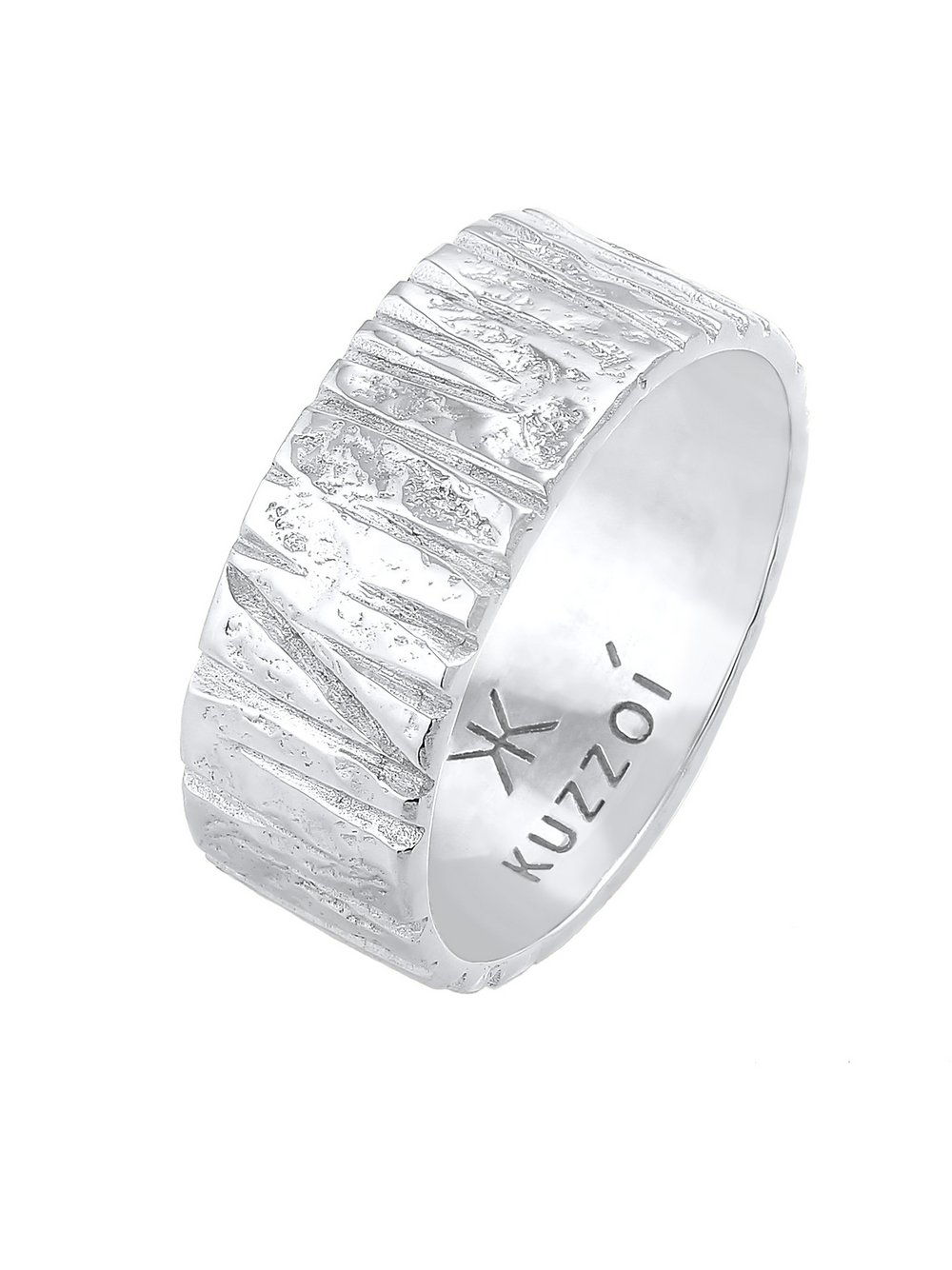 KUZZOI Ring Herren silber, 62 Image