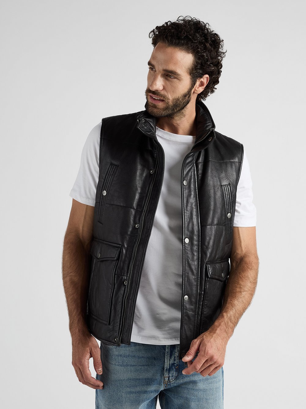 JCC Lederweste Herren schwarz, 48 Image