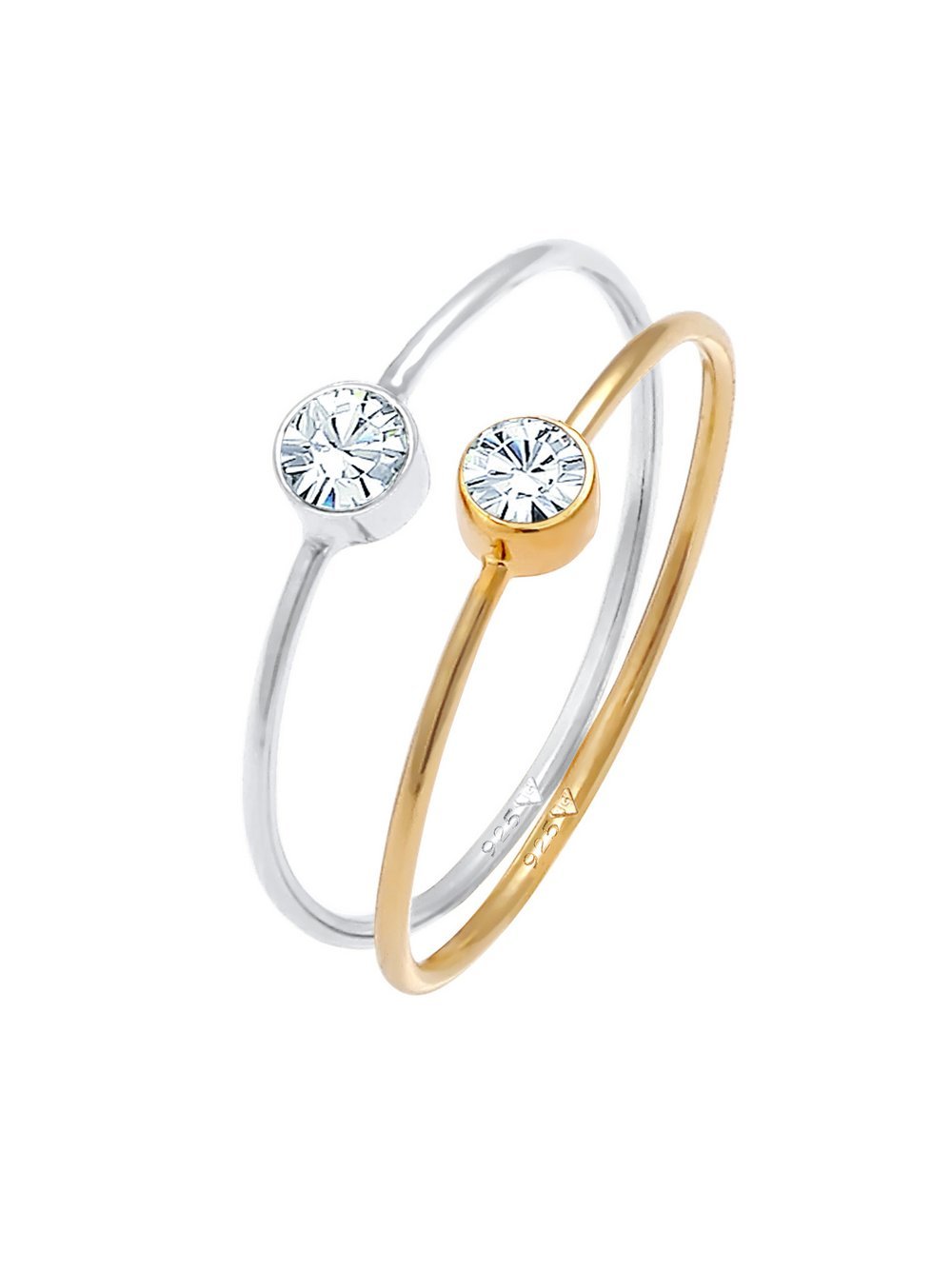 Elli Ring Damen silber, 42 Image