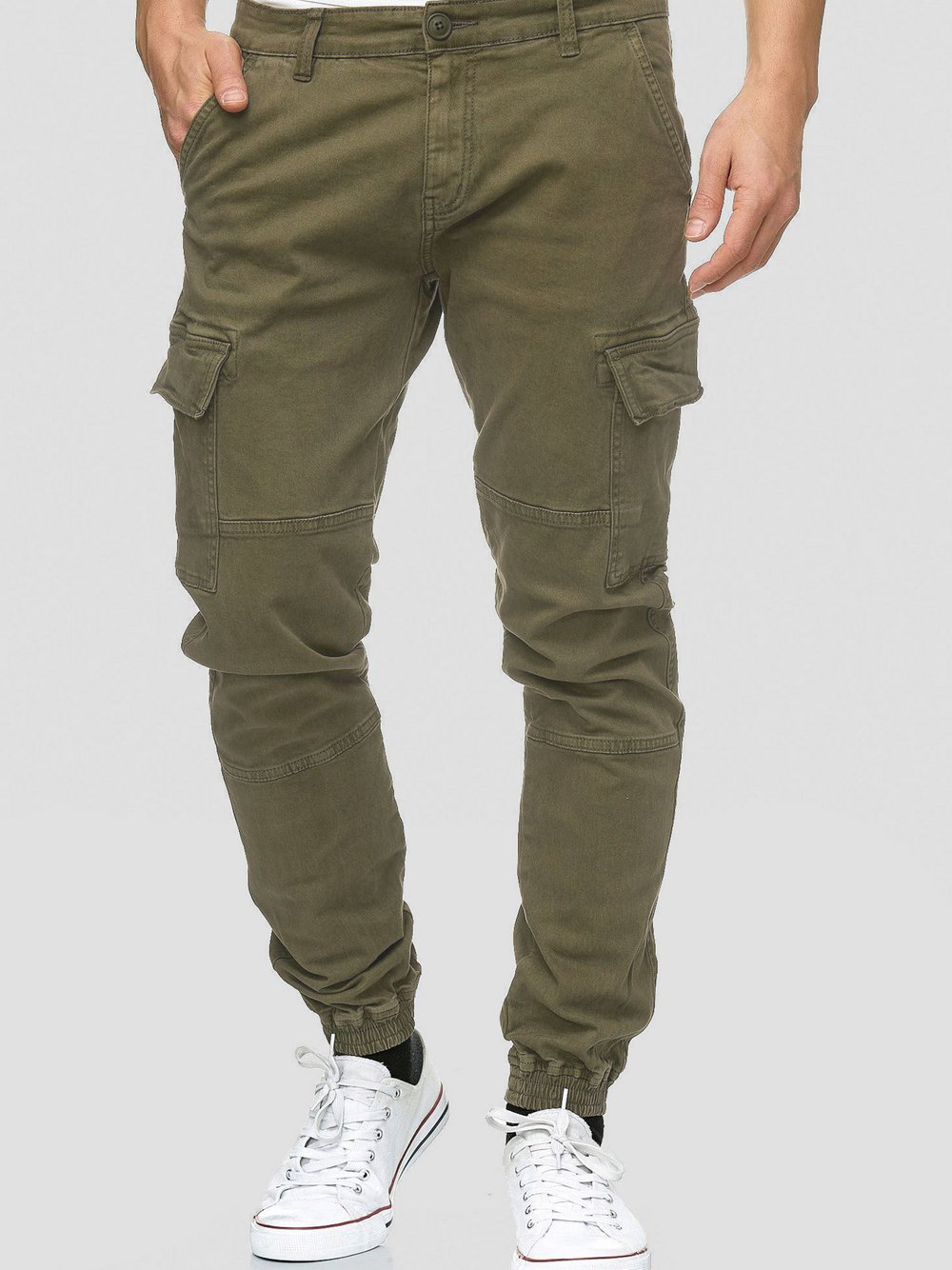 Indicode Cargohose Herren khaki, XXXL Image