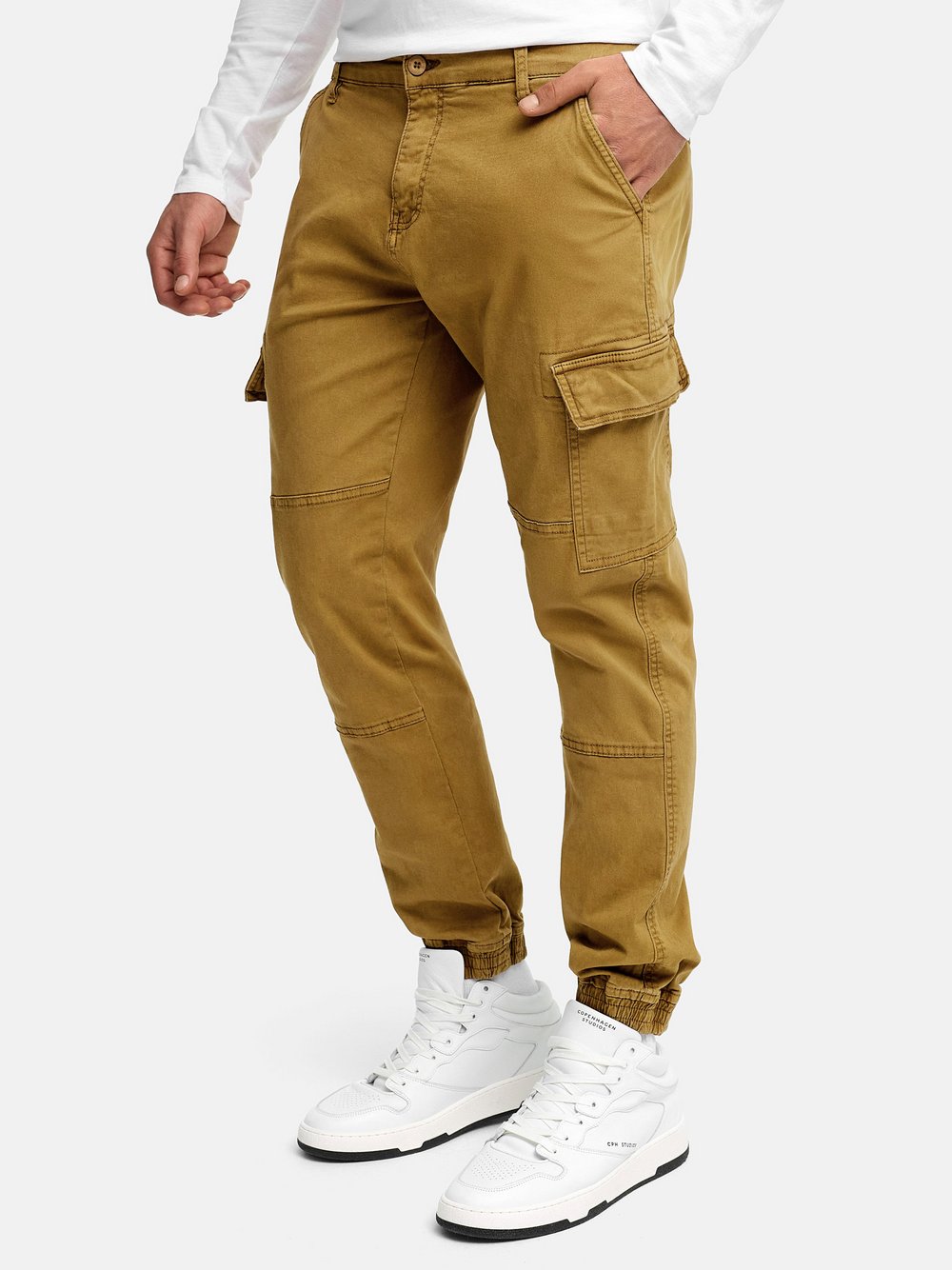 Indicode Cargohose Herren camel, XXL Image