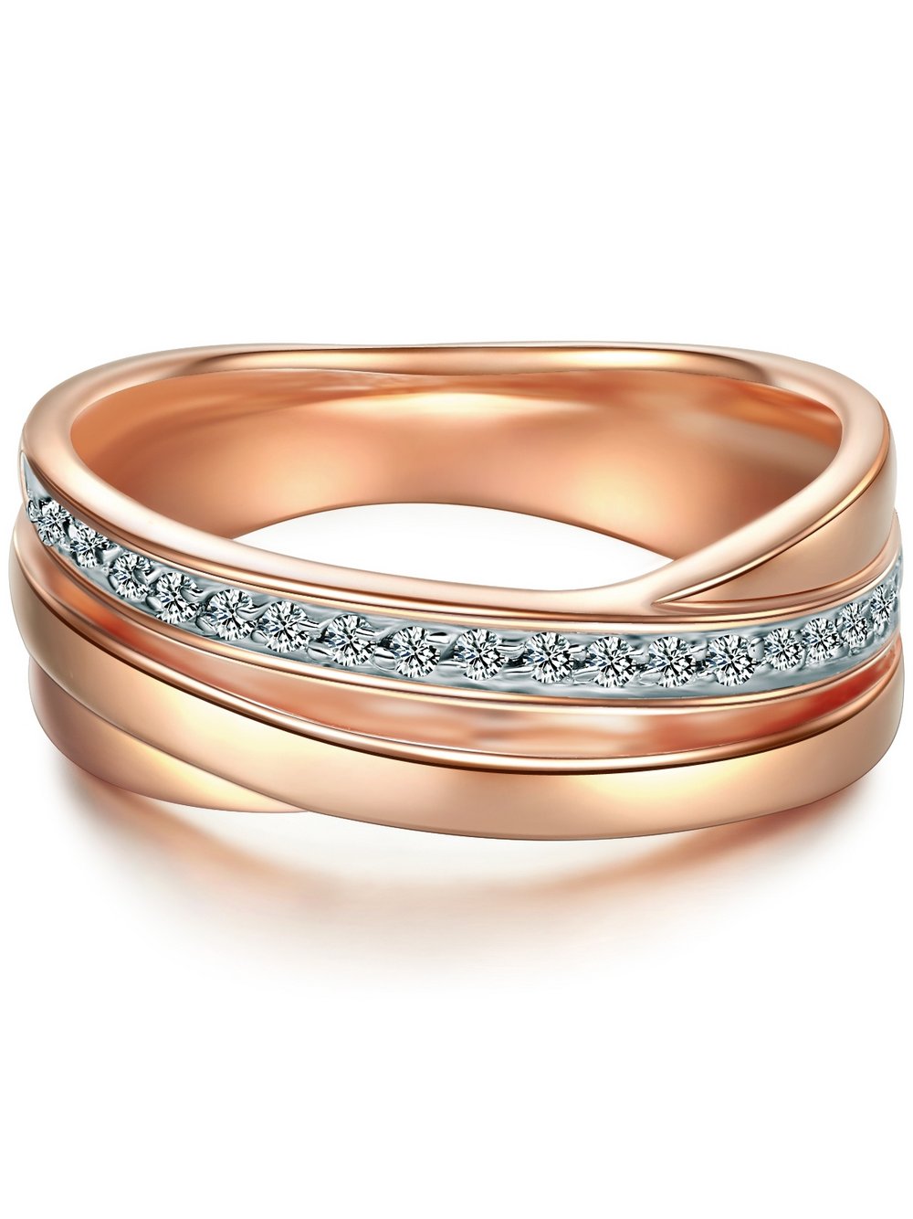 Trilani Ring Damen roségold, 48 Image