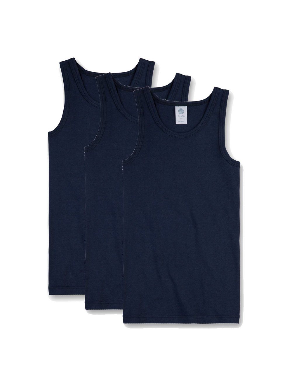 Sanetta Unterhemd 3er Pack Jungen blau, 140 Image