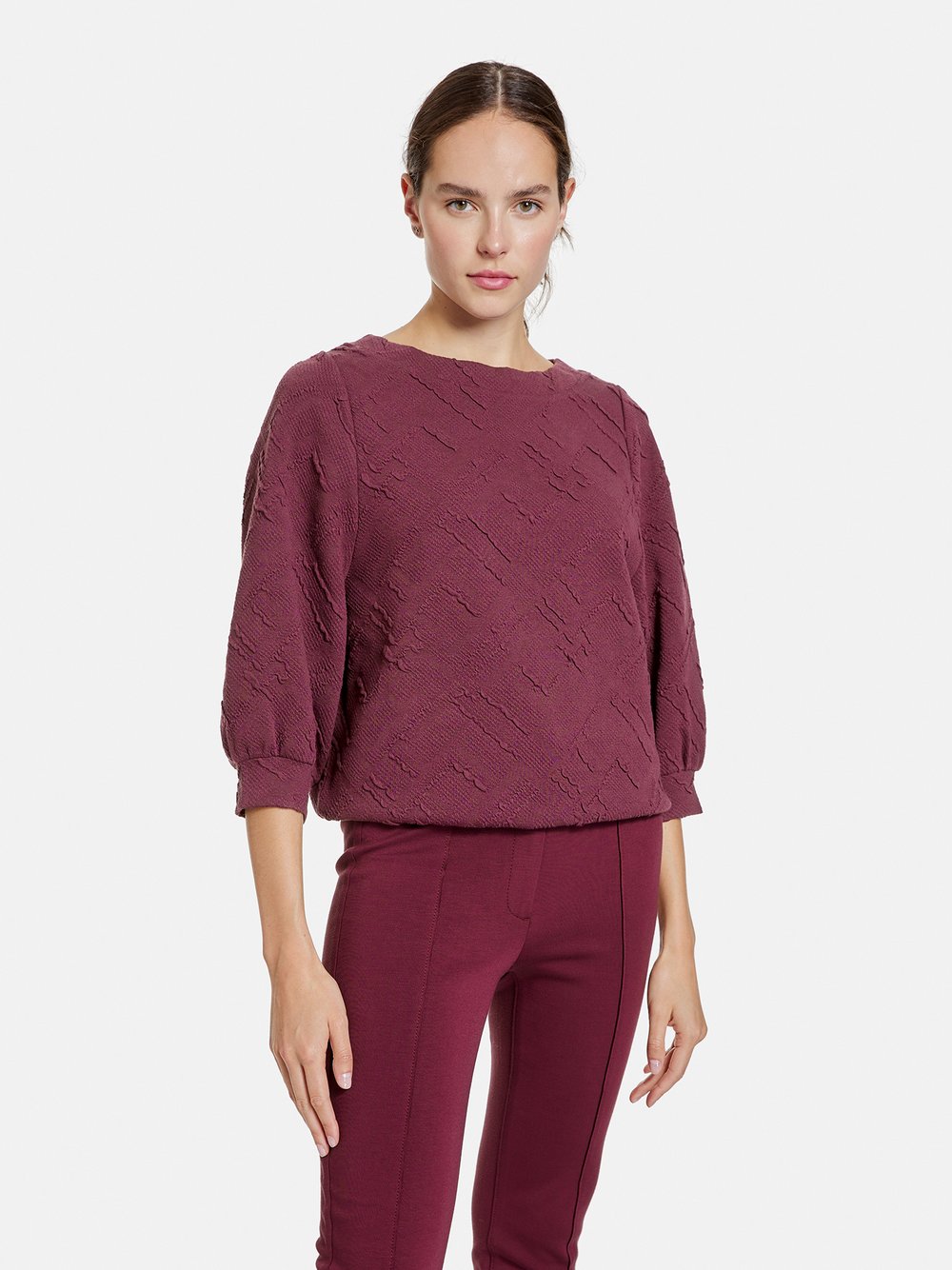 Taifun 3/4 Arm Shirt Damen himbeer, 40