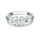 Trilani Ring Damen silber, 50