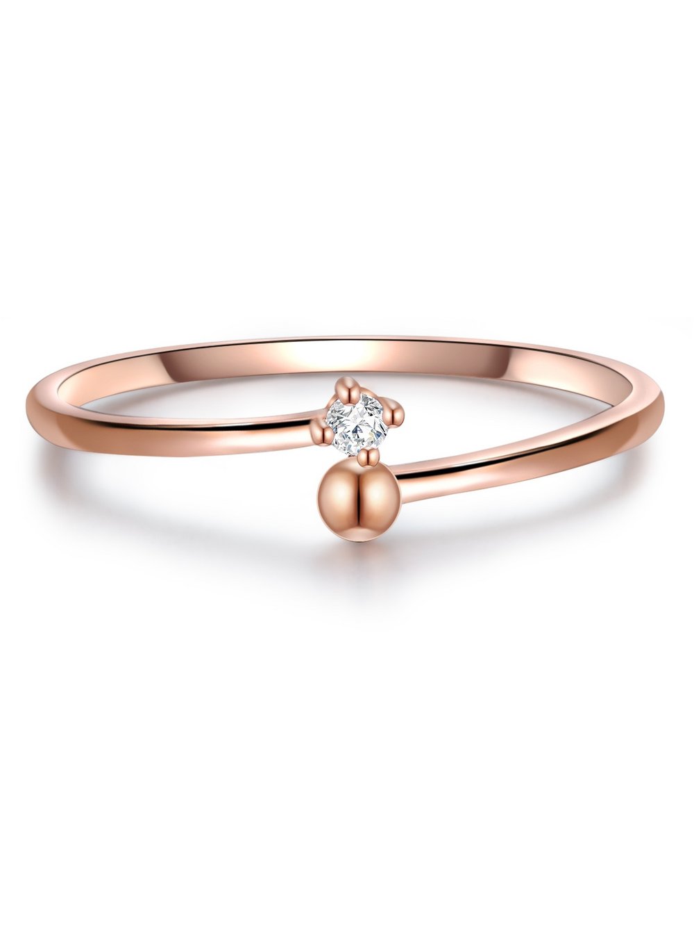 Glanzstücke München Ring Damen roségold, 52 Image