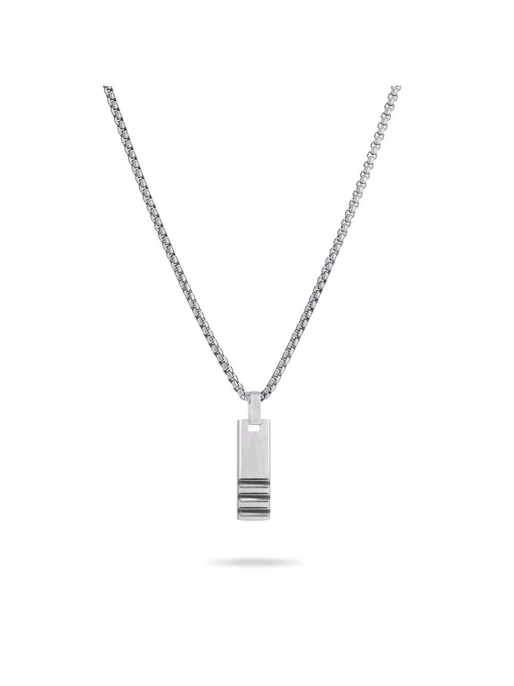 Fynch-Hatton Kette Classic Tag Herren silber, ONE SIZE Image