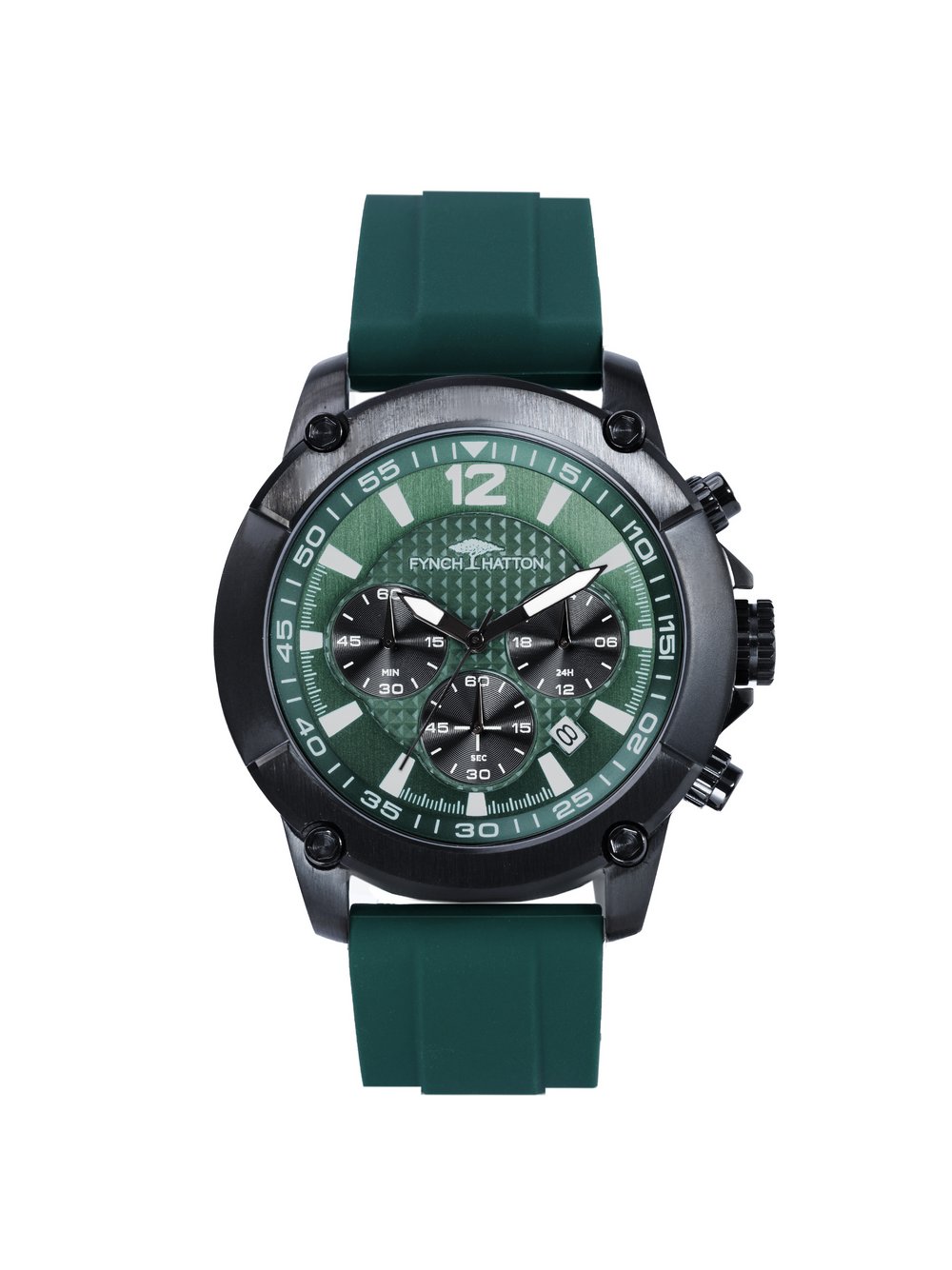 Fynch-Hatton Armbanduhr Herren grün, ONE SIZE Image