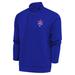 Men's Antigua Royal Detroit Stars Big & Tall Generation Quarter-Zip Pullover Top