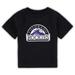 Toddler Black Colorado Rockies Team Crew Primary Logo T-Shirt