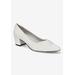 Extra Wide Width Women's Millie Pump by Easy Street in White (Size 11 WW)