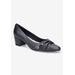 Extra Wide Width Women's Millie Pump by Easy Street in Navy (Size 9 WW)