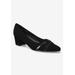 Women's Millie Pump by Easy Street in Black Lamy (Size 9 1/2 M)