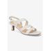 Women's Como Sandals by Easy Street in Bone (Size 7 1/2 M)