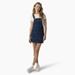 Dickies Women's Regular Fit Denim Bib Overall Dress - Stonewashed Indigo Blue Size M (FVR54)