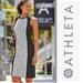 Athleta Dresses | Athleta Womens Cityscape Knit Dress Sleeveless L | Color: Black/Gray | Size: L