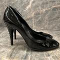 Burberry Shoes | Burberry Black Patent Leather Studded Pumps | Color: Black | Size: 9.5