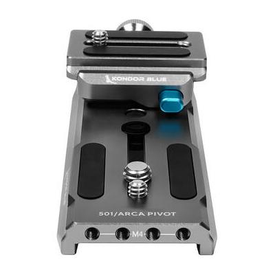 Kondor Blue 501/Arca-Type Pivot Camera Plate for Ronin Gimbals (Space Gray) KB-501AP