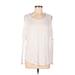 Express Long Sleeve Top Ivory Cold Shoulder Tops - Women's Size Medium