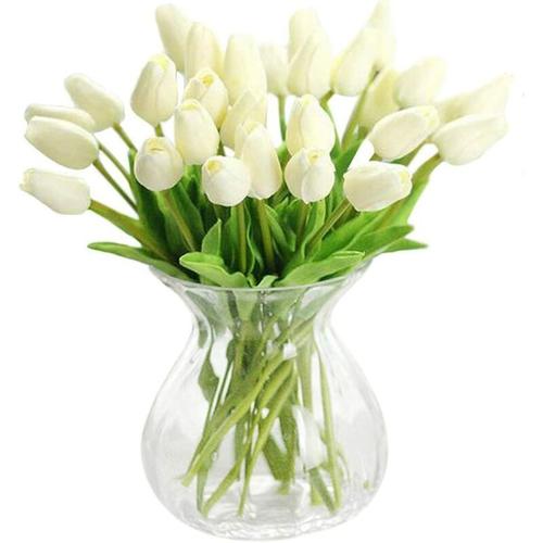 Jyohey Unechte Blumen Künstlicher Blumenstrauß Tulpen Künstliche Deko Blumen Real Touch Für Haus,