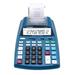 Printing Calculator with 12 Digit LCD Display Screen 2.03 Lines/sec Two Color Printing Adding Machine for Accounting Use AC Adapter Included