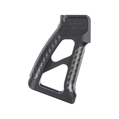 Fortis Manufacturing Torque Pistol Grip 15 Degree AR-15 Carbon Fiber Black Anodize TOR-PG-CF-15-BLK