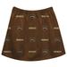 Girls Youth Brown Western Michigan Broncos All Over Print Skirt