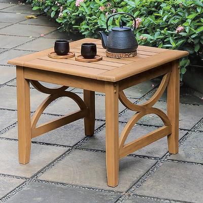 Sarasota Teak Outdoor Outdoor Side Table - Grandin Road