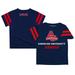Toddler Blue American University Eagles Team Logo Stripes T-Shirt