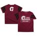 Toddler Maroon Arkansas Little Rock Trojans Team Logo Stripes T-Shirt