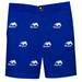 Youth Blue UAH Chargers Team Logo Structured Shorts