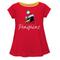 Girls Infant Red Youngstown State Penguins A-Line Top