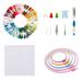 ODOMY Embroidery Starter Kit Cross Stitch Tool Kit 50/100 Colors Can Select