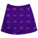 Girls Youth Purple University of Sioux Falls Cougars All Over Print Skirt