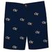 Youth Navy Georgia Tech Yellow Jackets Team Logo Structured Shorts