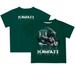 Toddler Green Hawaii Warriors Team Logo Dripping Helmet T-Shirt