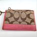 Coach Accessories | Coach Coin Card Purse With Key Chain. Pink. | Color: Pink/Purple | Size: Os