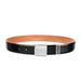 Louis Vuitton Accessories | Louis Vuitton Vintage 1999 Black Belt | Color: Black/Silver | Size: Os