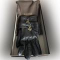 Gucci Accessories | Authentic Gucci Preloved Women’s Leather Gloves. | Color: Black | Size: 7 1/2 Inches