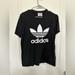 Adidas Tops | Adidas Black Tshirt | Color: Black | Size: L