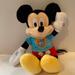 Disney Toys | Nwt Disney Talking Mickey Mouse Plush Toy | Color: Black/Red | Size: 13”