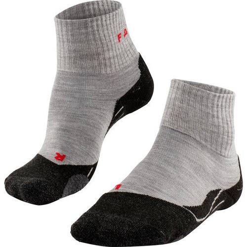 FALKE Damen Socken TK2 Explore Short Women, Größe 37-38 in Grau