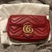 Gucci Bags | Gucci Gg Marmont Flap Bag Matelasse Leather Super Mini Red | Color: Red | Size: Os